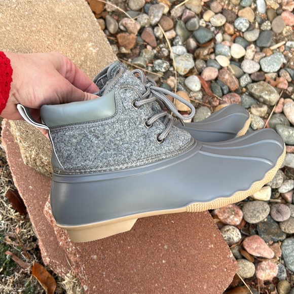 Gypsy Jazz “Quack” Gray Women’s size 8 Lace up Boots - Picture 9 of 10